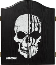 Dart Board Cabinet Skull Design Wood Scoreboard Doors Home