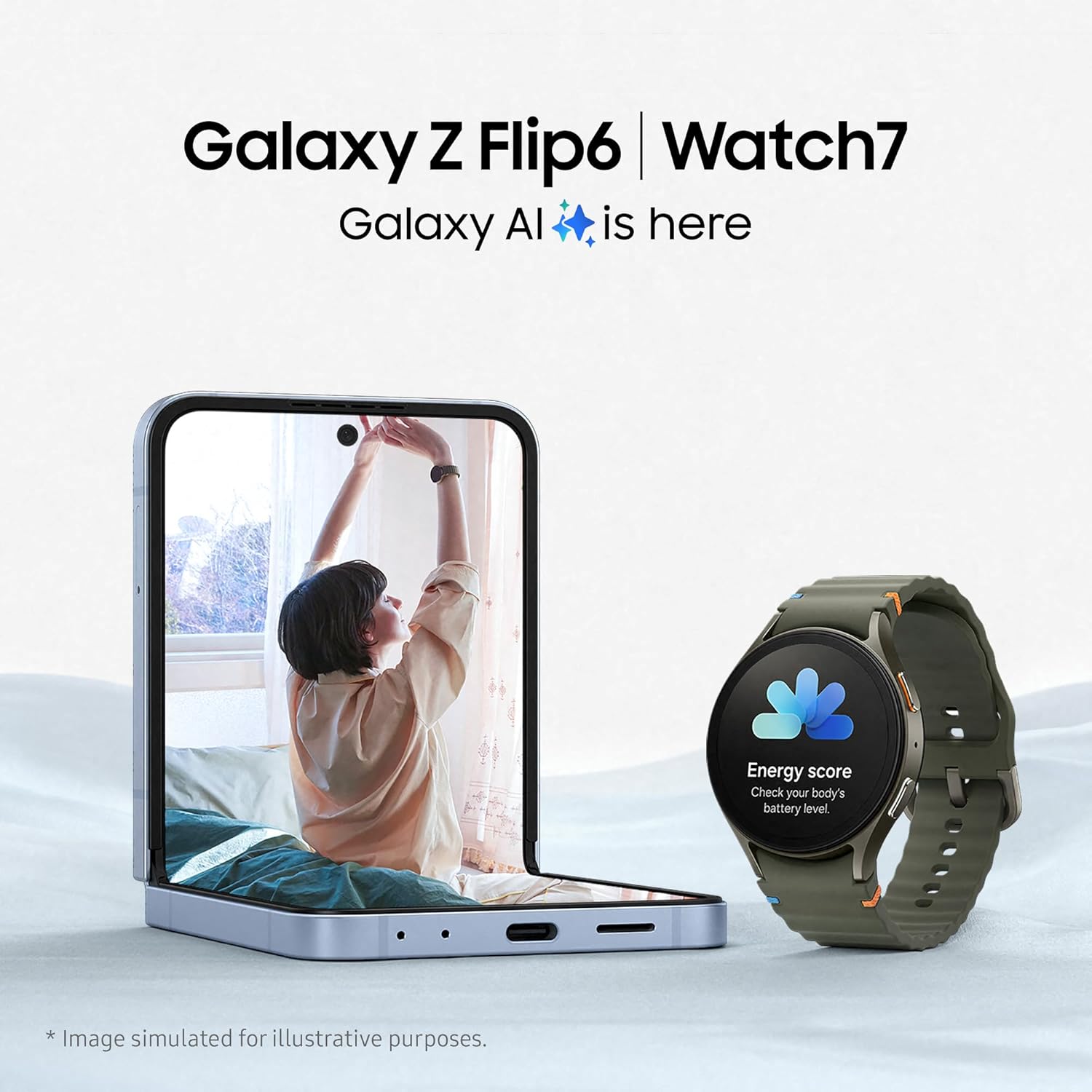 Galaxy Watch 7 LTE 40mm Cream AI Smart Watch Fitness Tracker