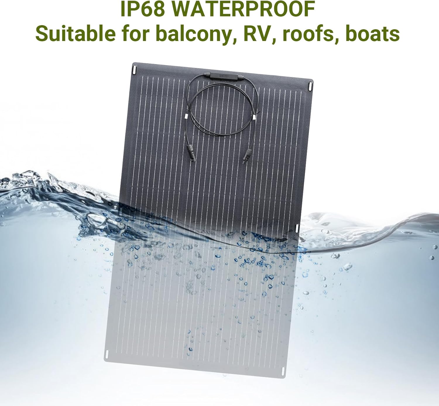 200W Flexible Solar Panel Monocrystalline Waterproof Roof RV