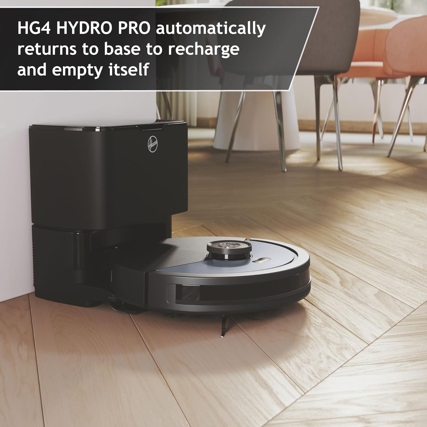Robot Vacuum Mop Self Empty 4000Pa LiDAR Mapping WiFi App