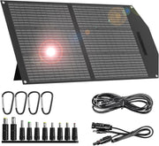 100W Portable Foldable Solar Panel Charger USB-C QC3.0 Camping RV Power