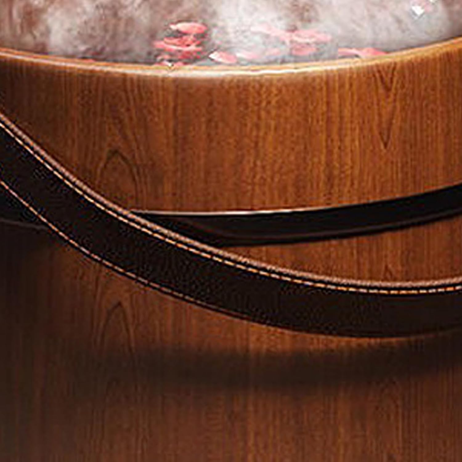 Wooden Foot Bath Spa Tub Natural Soak Bucket Stress Relief Basin