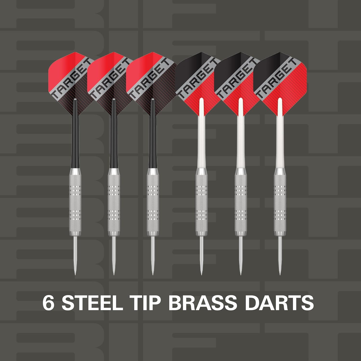 Bristle Dart Board Set Steel Tip Darts Staple Free Starter Kit