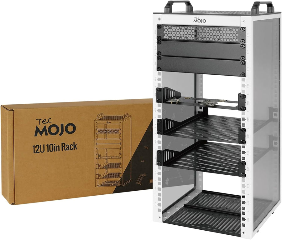 10 Inch 12U Desktop Mini Server Rack White