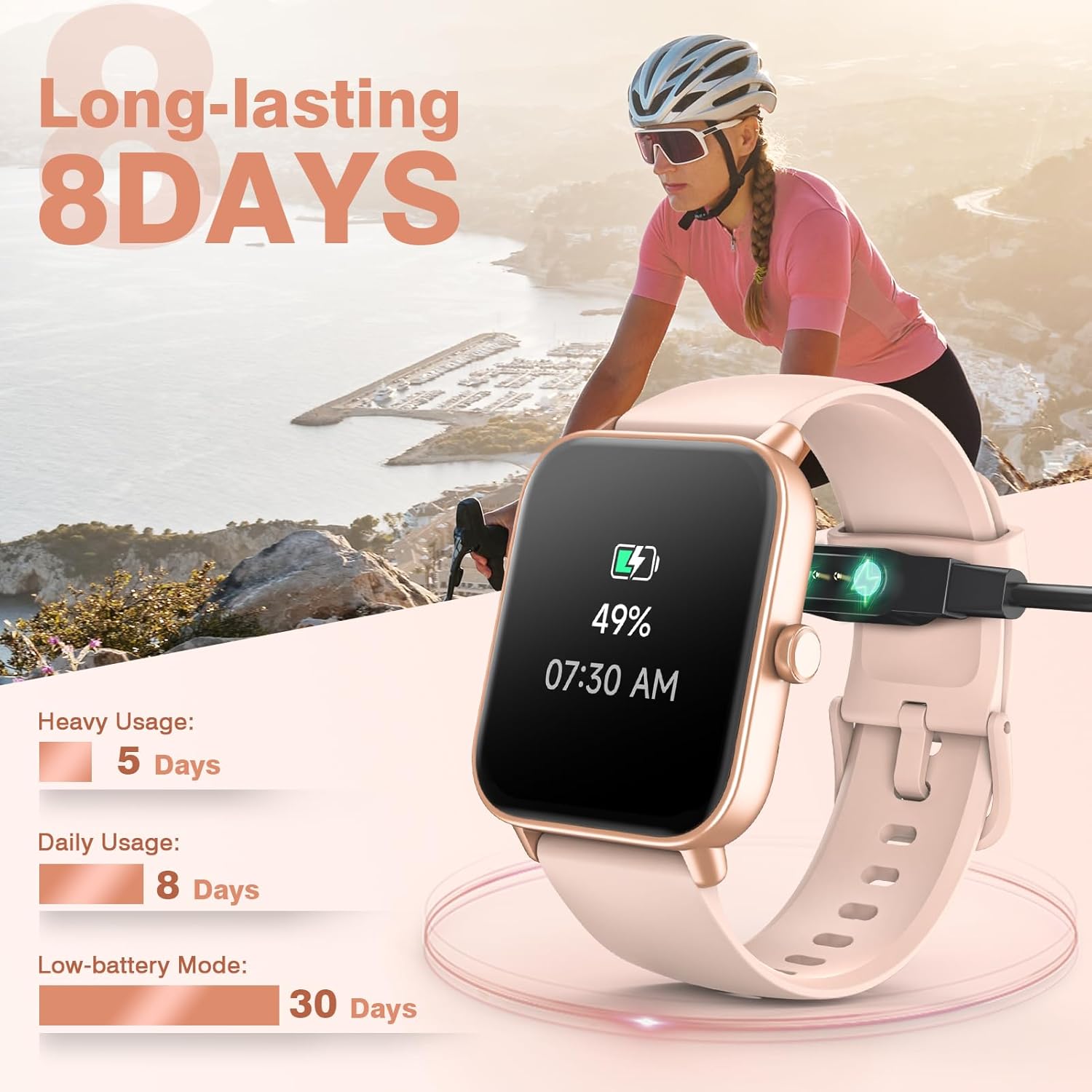 Alexa Smart Watch Call 100 Sports IP68 Tracker