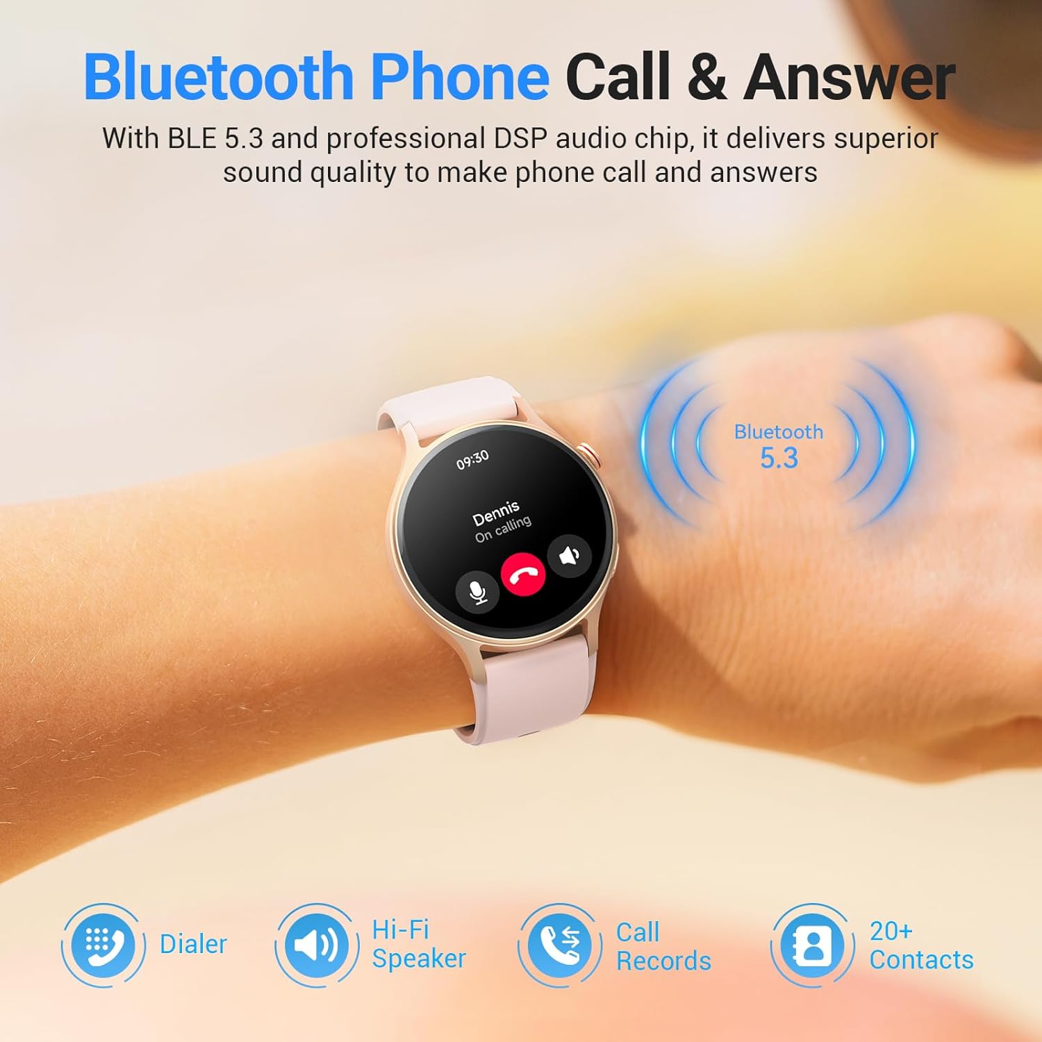 Ladies AMOLED Smart Watch Call 110 Sports Waterproof