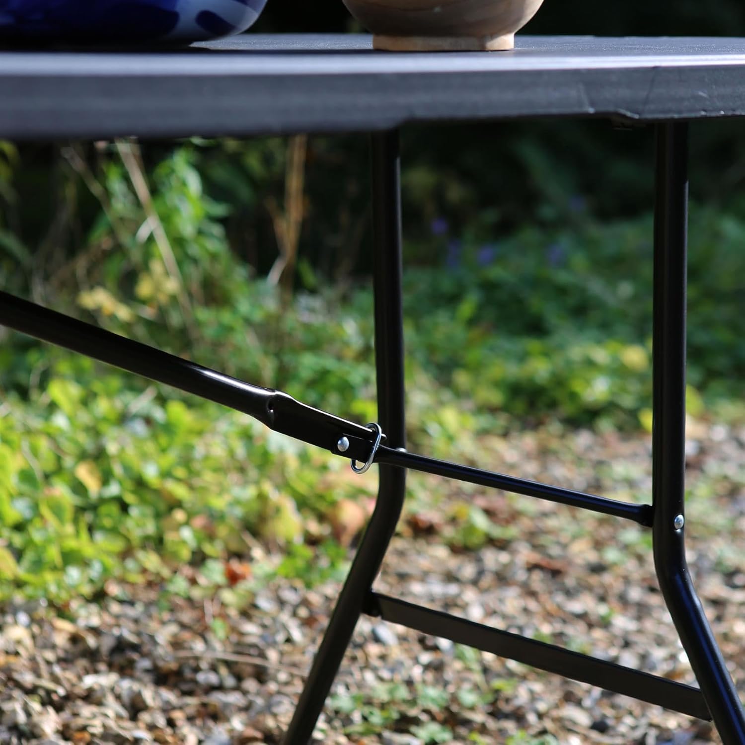 6pc Folding Picnic Table Bench & Chairs Set 6FT Portable Garden