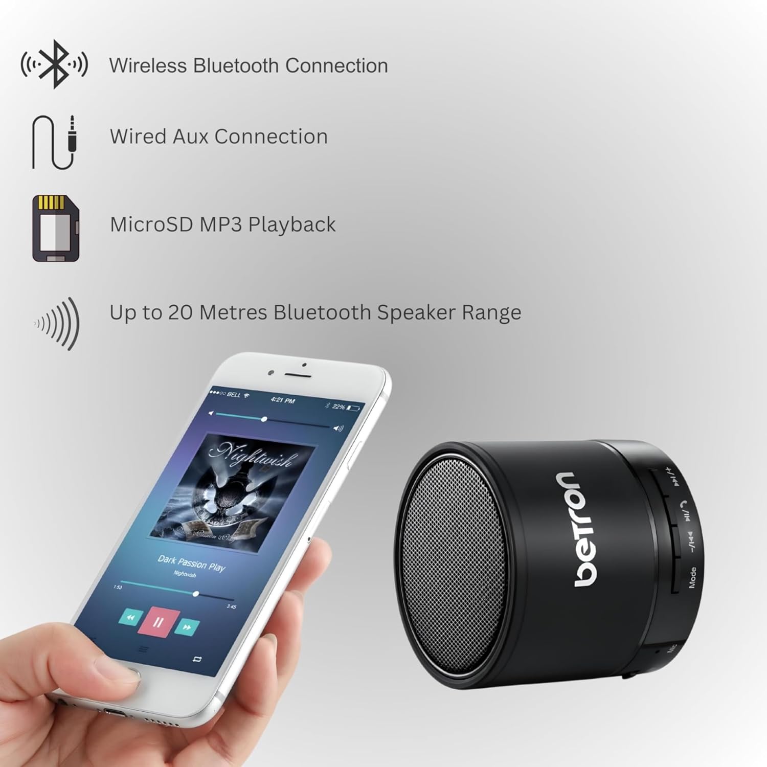 Mini Bluetooth Speaker Portable Wireless AUX TF Card FM Radio