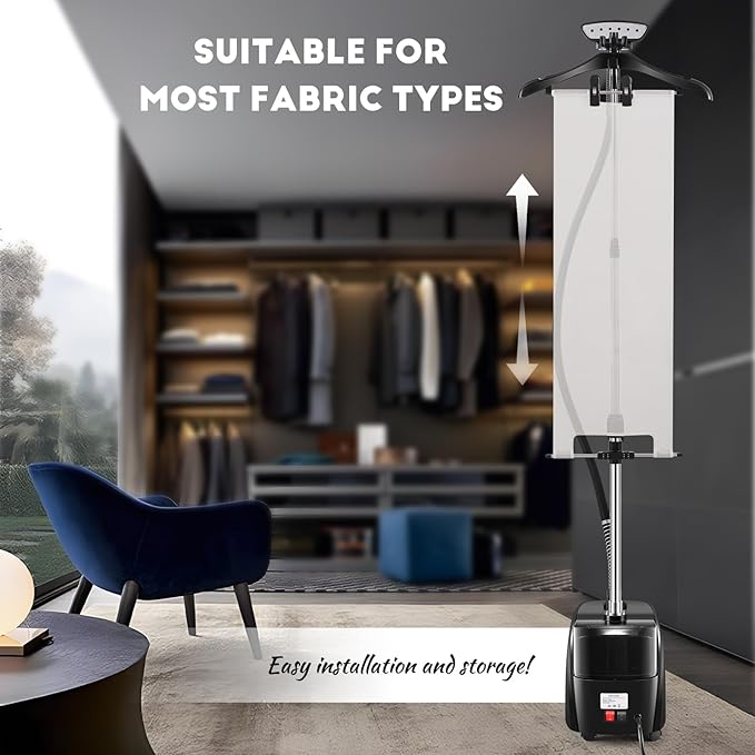 Professional Standing Garment Steamer 1500W 70min Fast Heat