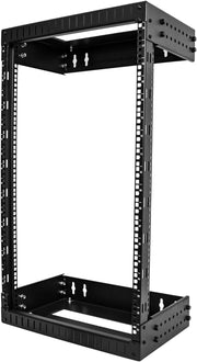 18U Wall Mount Network Rack 19 Inch Adjustable Heavy Duty Steel Frame