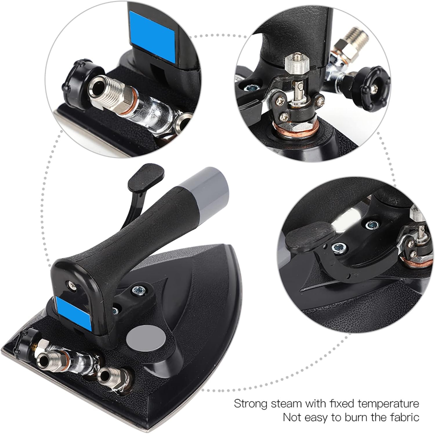 Industrial Steam Iron 1200W Boiler Iron for Laundry Factory Use