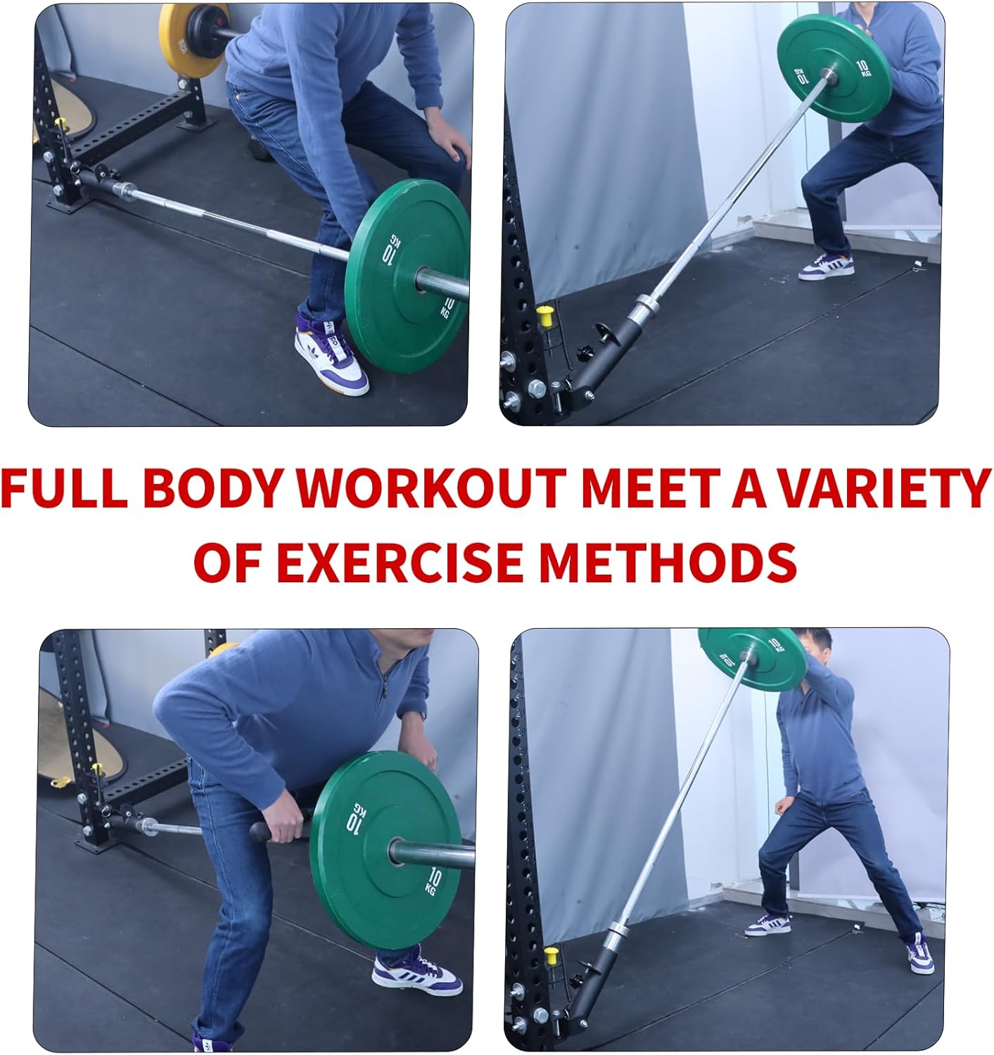 Barbell Landmine Attachment T Bar Row Base for Power Rack 2 Inch Bar