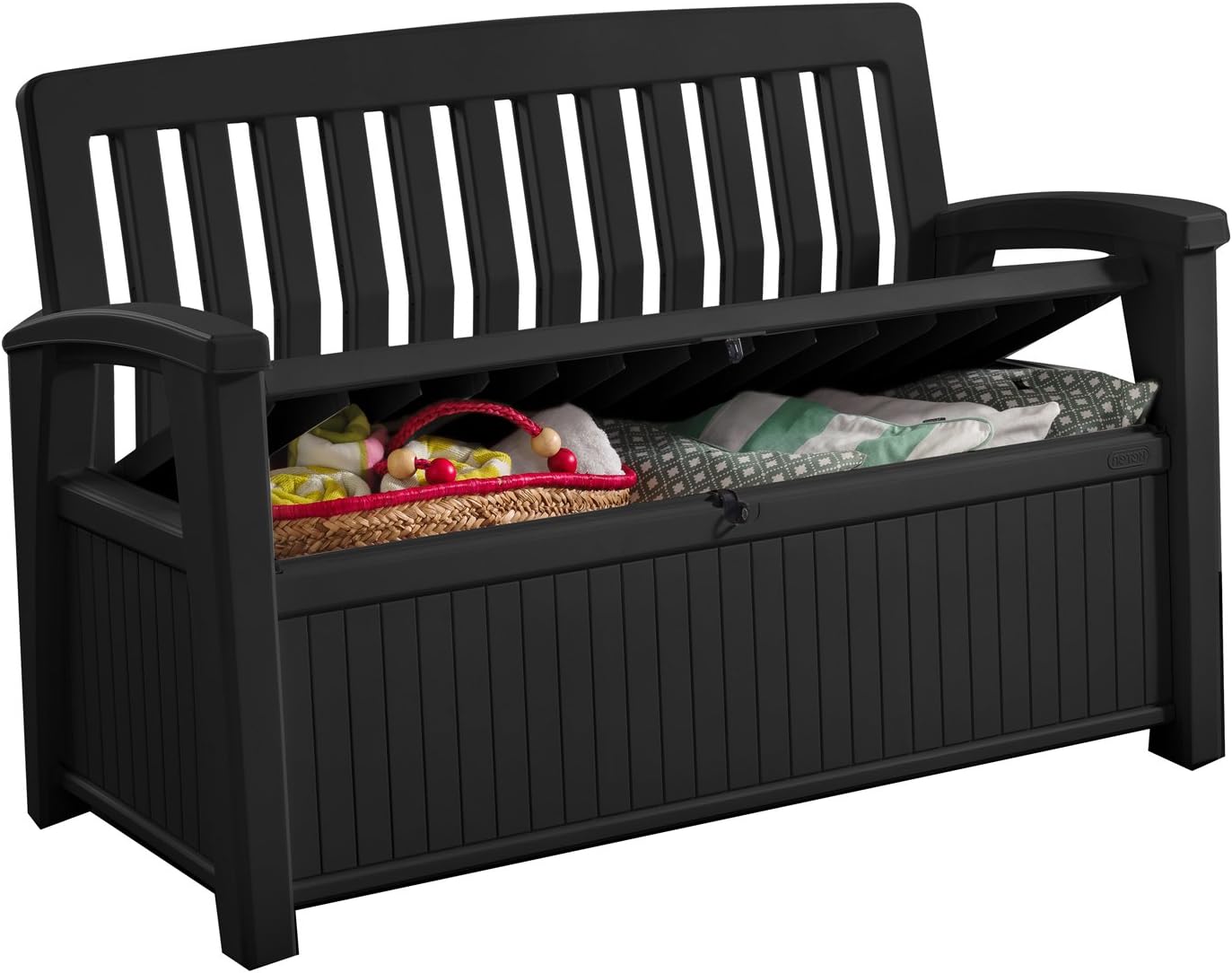 227L Outdoor Garden Storage Bench Lockable Patio Seat Box