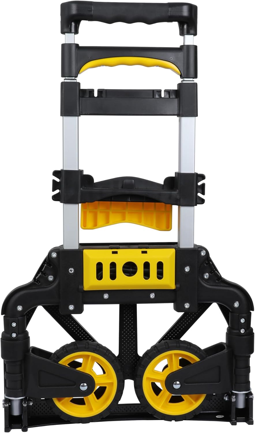 Folding Hand Truck 60KG With Basket Holder Trolley
