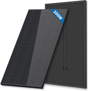 200W Monocrystalline Solar Panel 22.6 Efficient RV Boat Garden MC4
