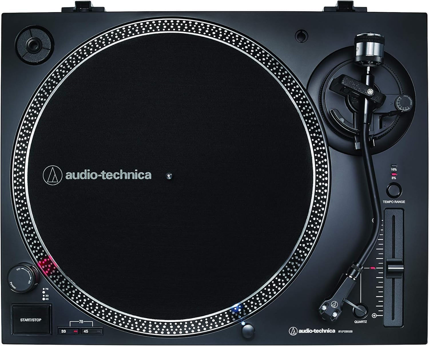 Direct Drive Vinyl Record Player Turntable USB 33/45/78RPM HiFi