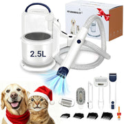 Pet Grooming Vacuum Kit 3 Suction Modes 2.1L Hair Remover