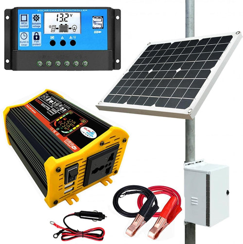 4000W Solar Panel Kit with Inverter Off Grid Power System Home RV