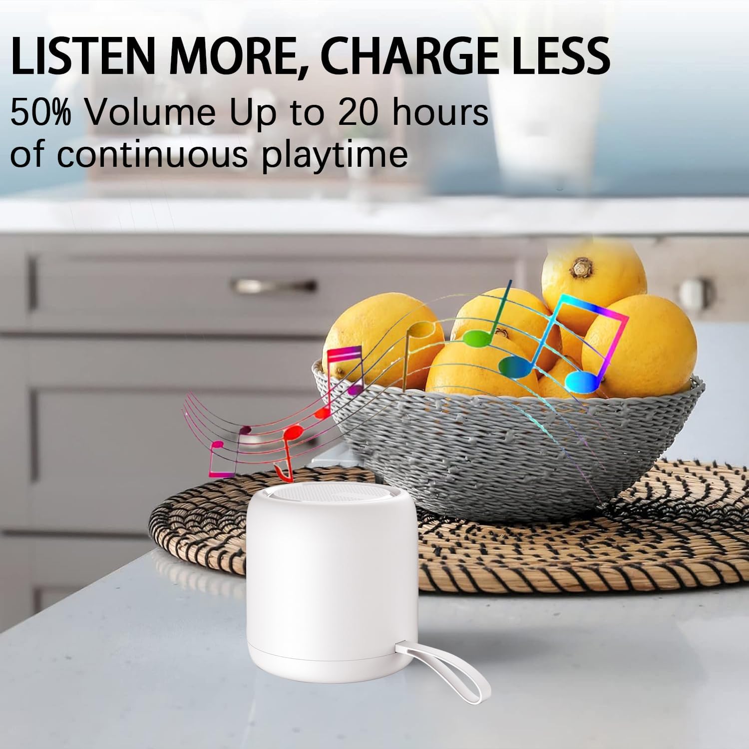 Mini Portable Bluetooth Speaker Bass Waterproof 24H