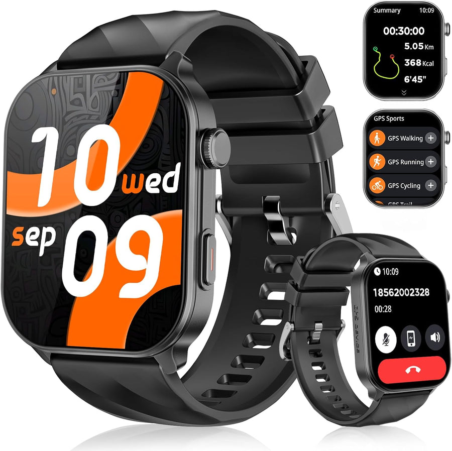 GPS Smart Watch 2.01 HD Calls 110 Sport Modes
