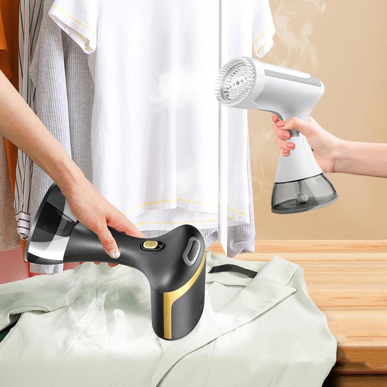 Handheld Garment Steamer Portable Iron Wet Dry Wrinkle Remover