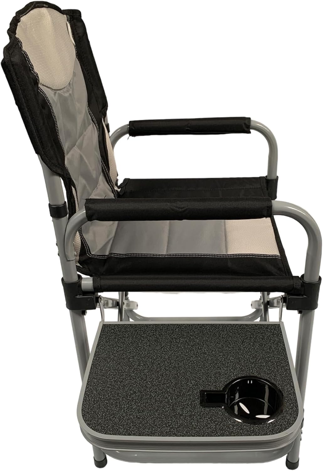 Deluxe Reclining Camping Armchair with Cup Holder