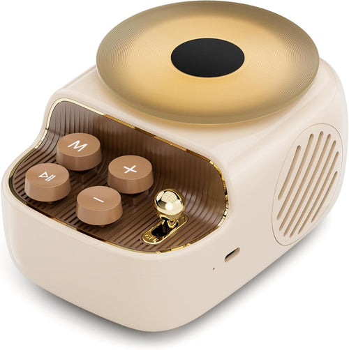 Mini Retro Bluetooth Speaker Night Light Portable TF Card