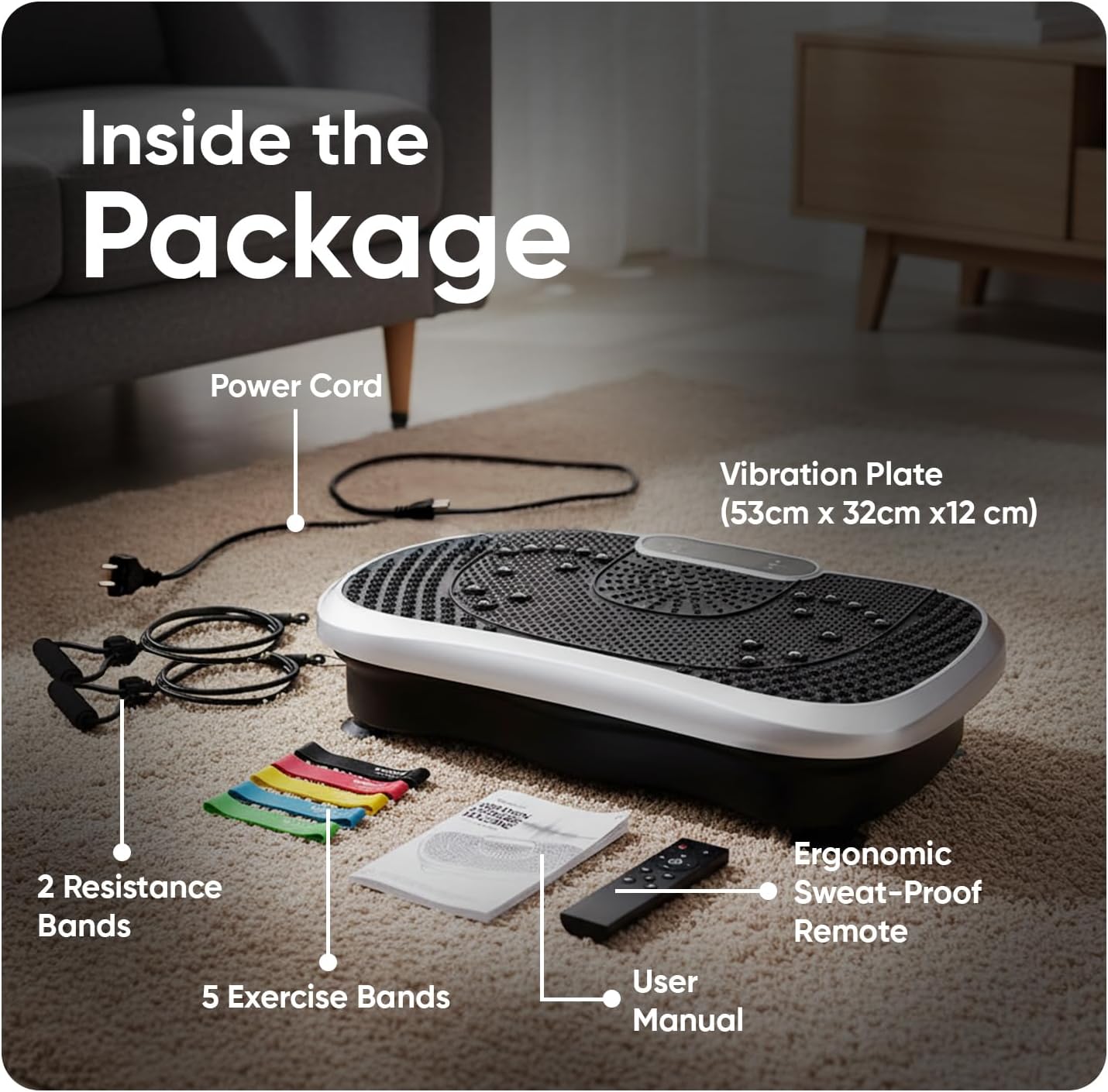 Vibration Plate Exercise Machine Whole Body Workout 99 Speeds