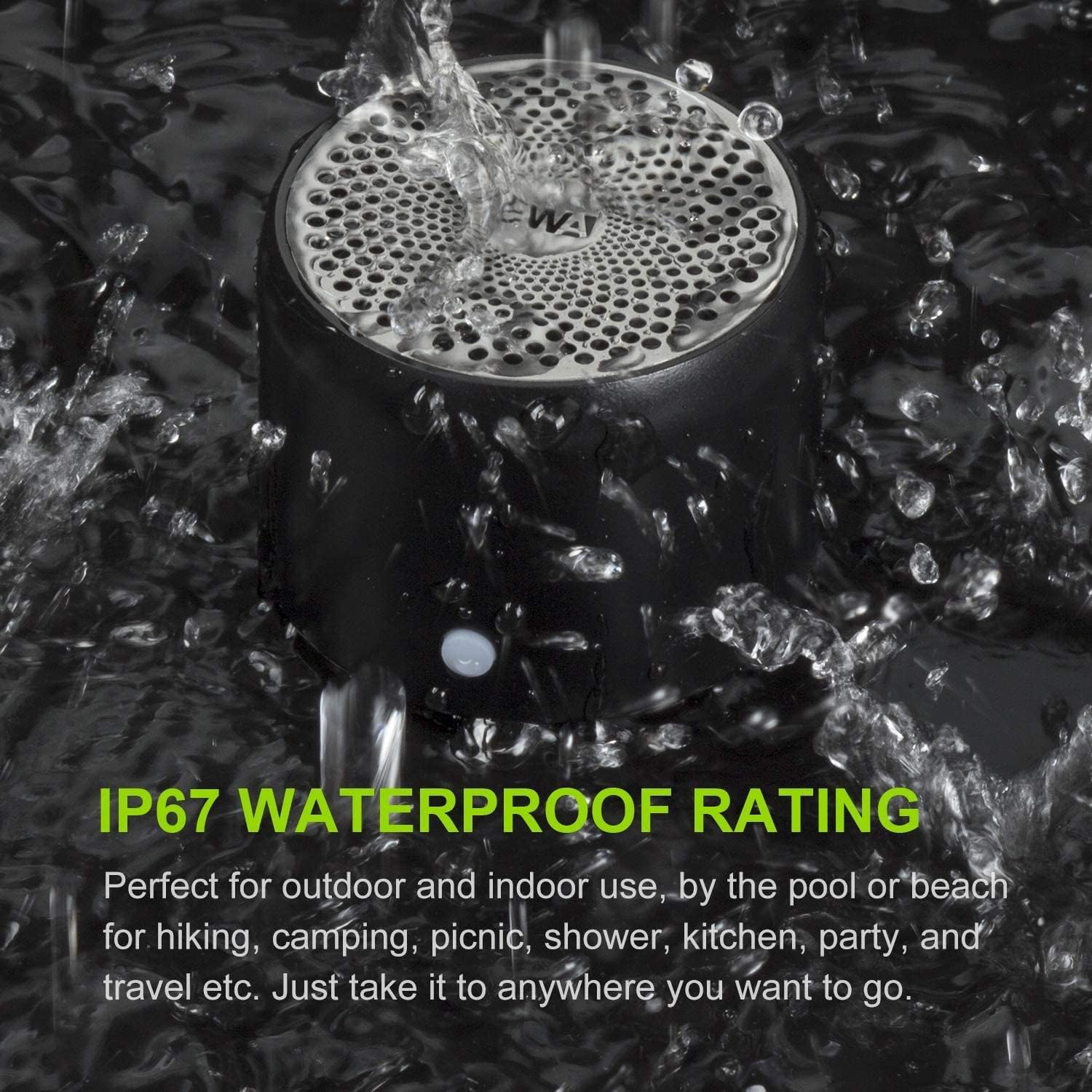 Mini Portable Bluetooth Speaker IP67 Waterproof Loud Bass Travel