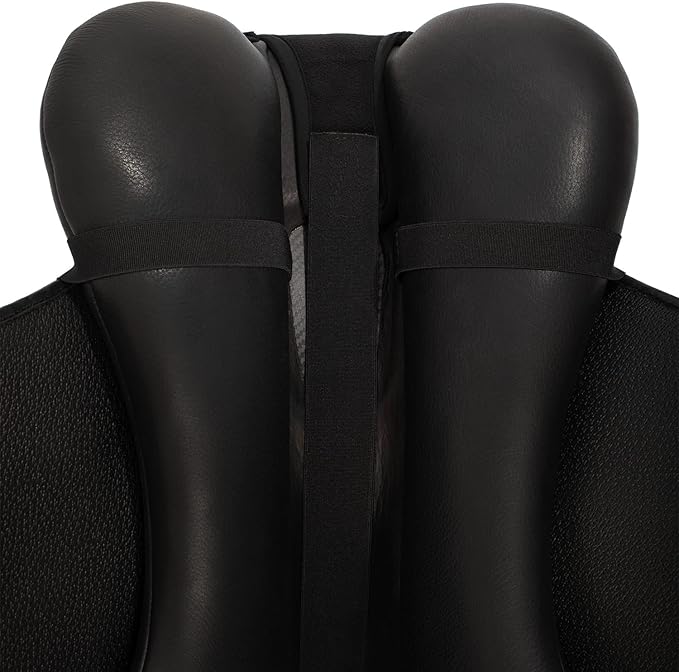 Black Medium Jump Saddle Seat Cushion 20 mm Gel Comfort