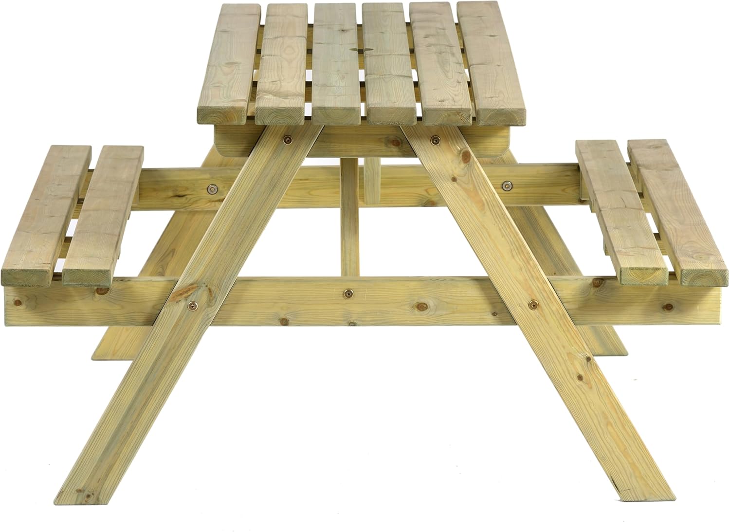 6 Seater Wooden Picnic Table A Frame Garden Patio Bench 150cm