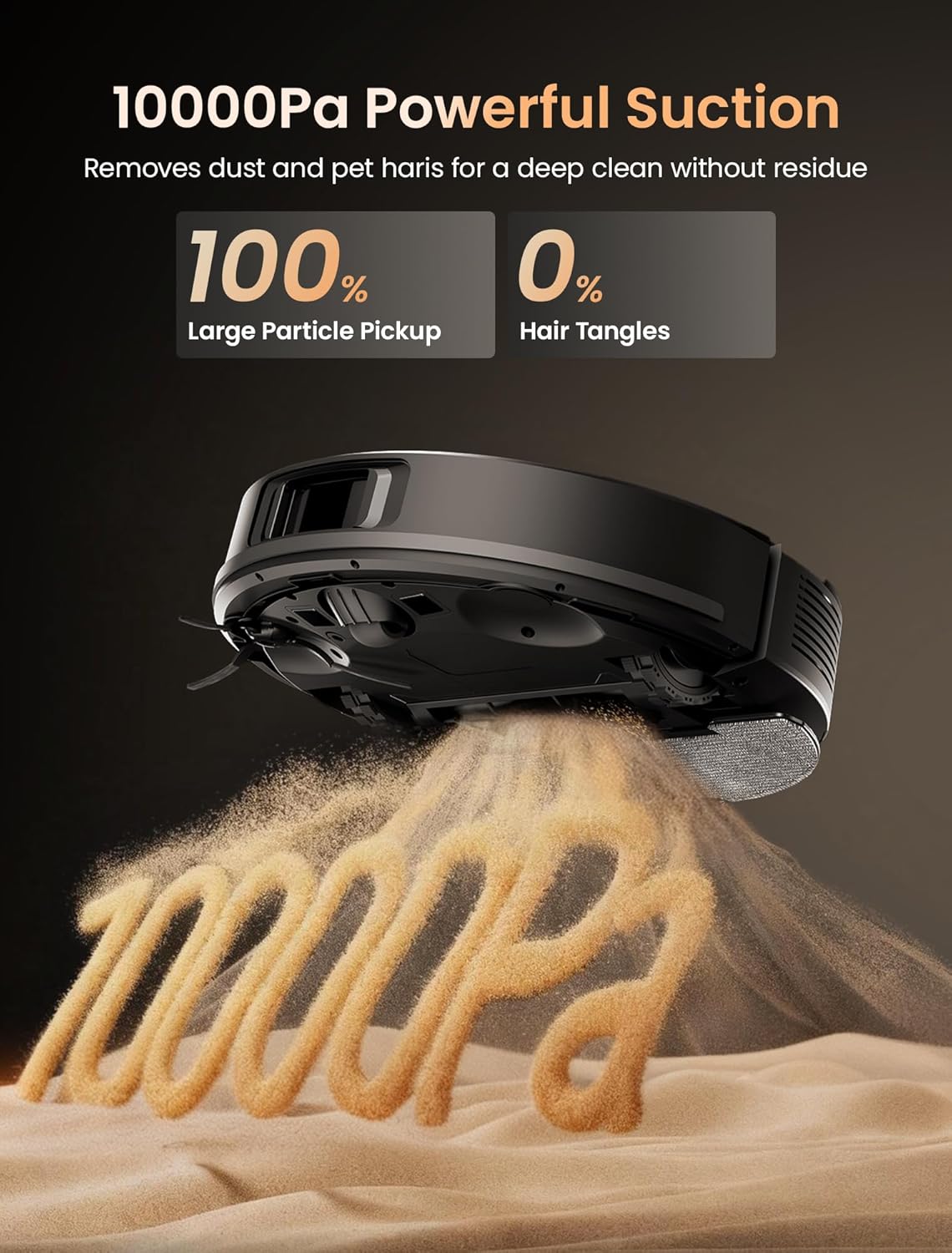 Robot Vacuum Mop 10000Pa Self Empty Bagless LiDAR 200Min