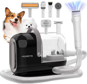 Dog Grooming Vacuum 3L 7 Tool Quiet Clipper Black