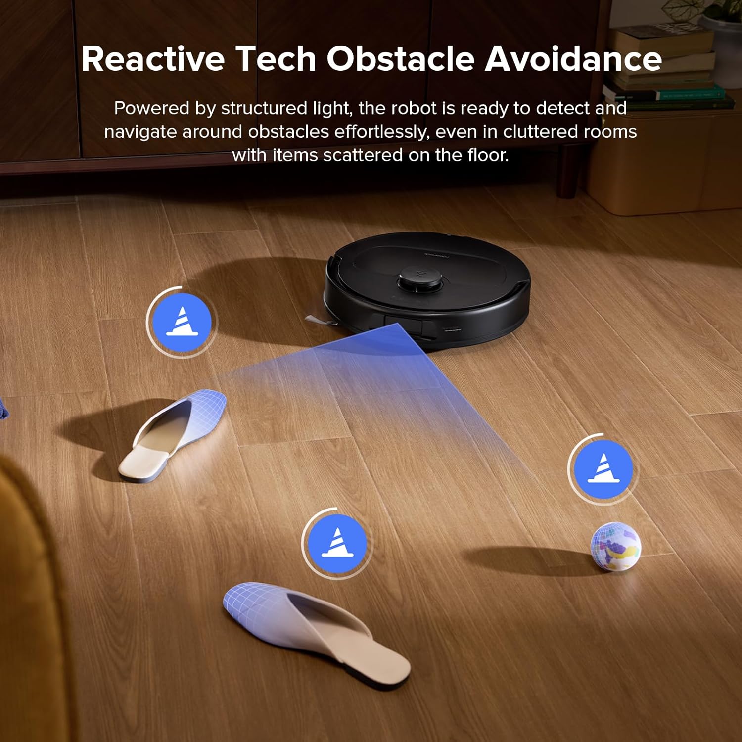 Robot Vacuum Mop 10000Pa Auto Empty Wash Dry LiDAR Mapping