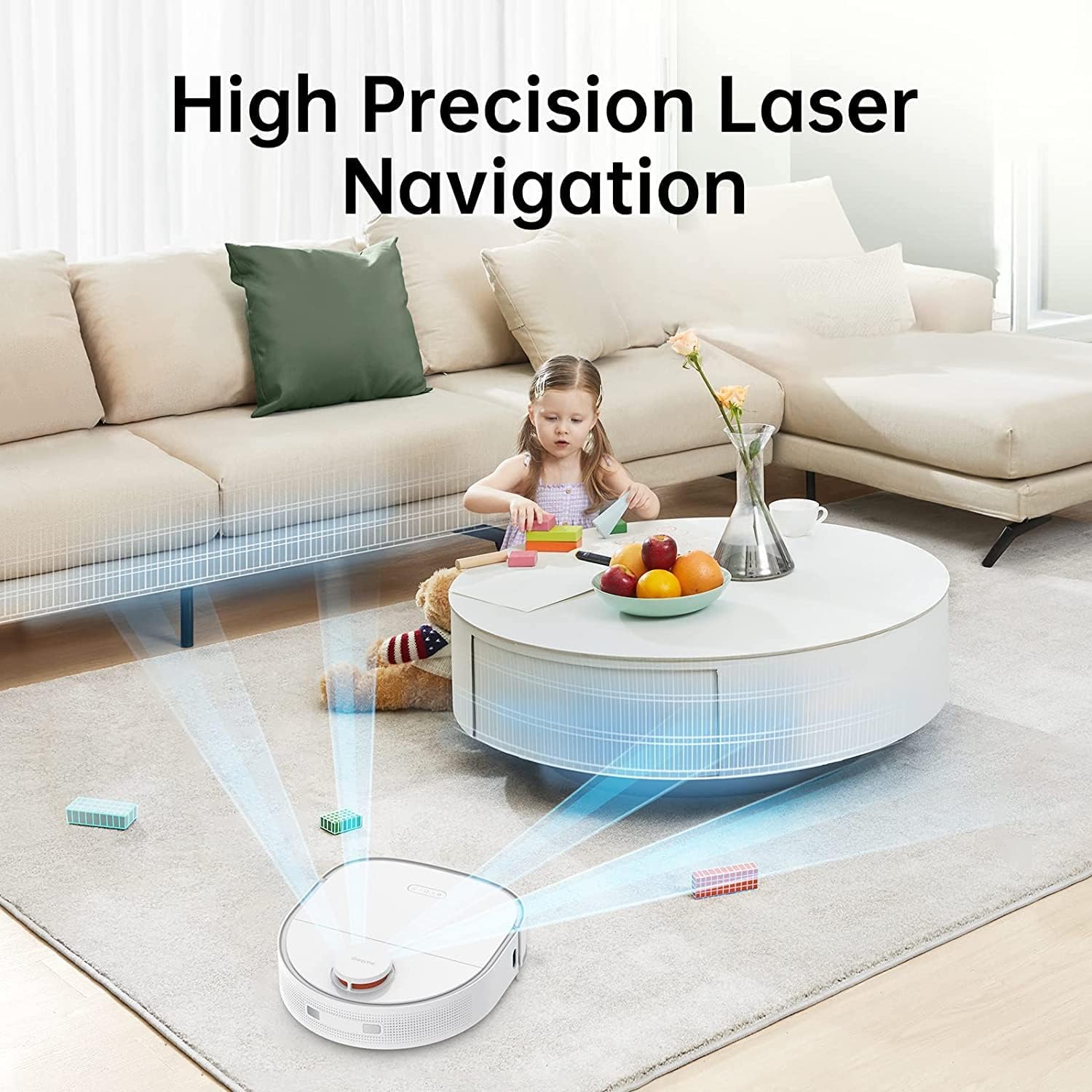 Robot Vacuum Mop Self Cleaning LiDAR Mapping Auto Wash Smart Clean