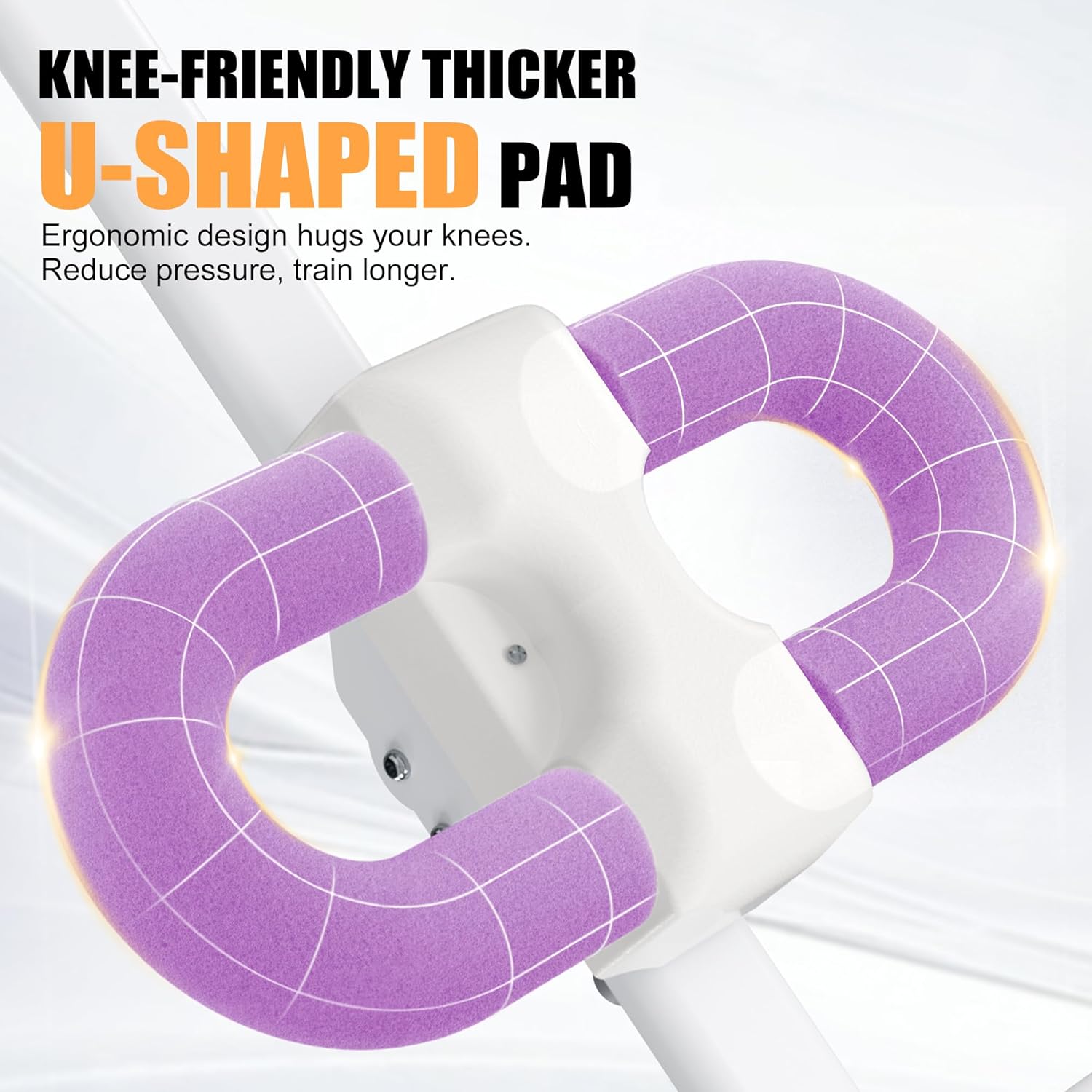 Adjustable Ab Trainer Machine Foldable Core Workout Equipment w/ LCD