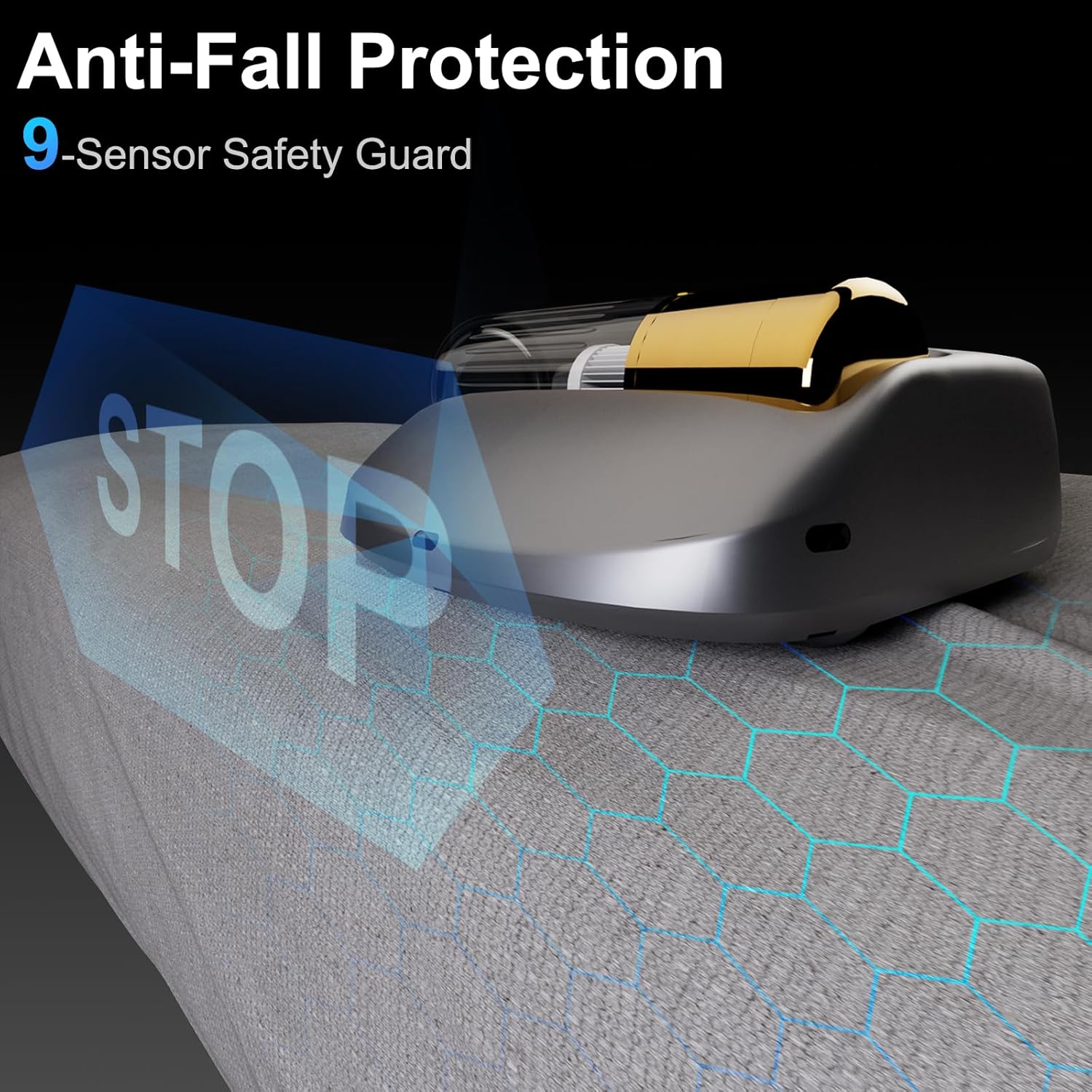 Robot Bed Vacuum UV Light Cordless Mattress Cleaner 14AW Suction