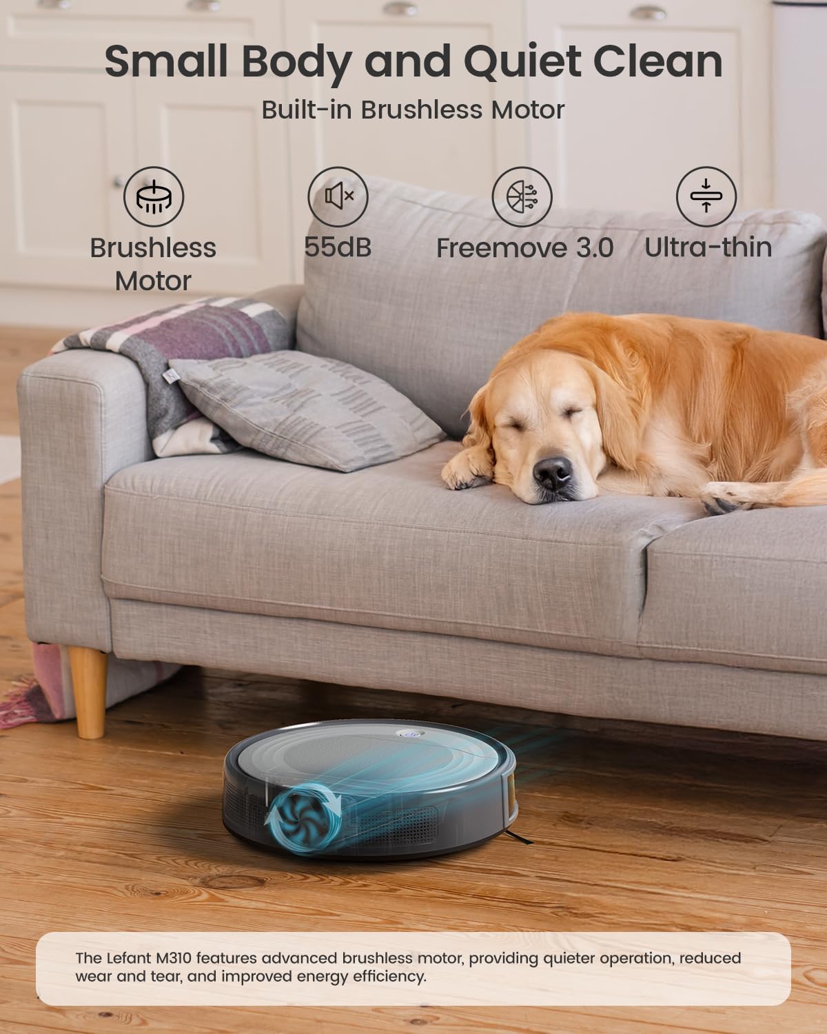 Robot Vacuum 4500Pa Slim WiFi App Alexa Pet Hair Hard Floor