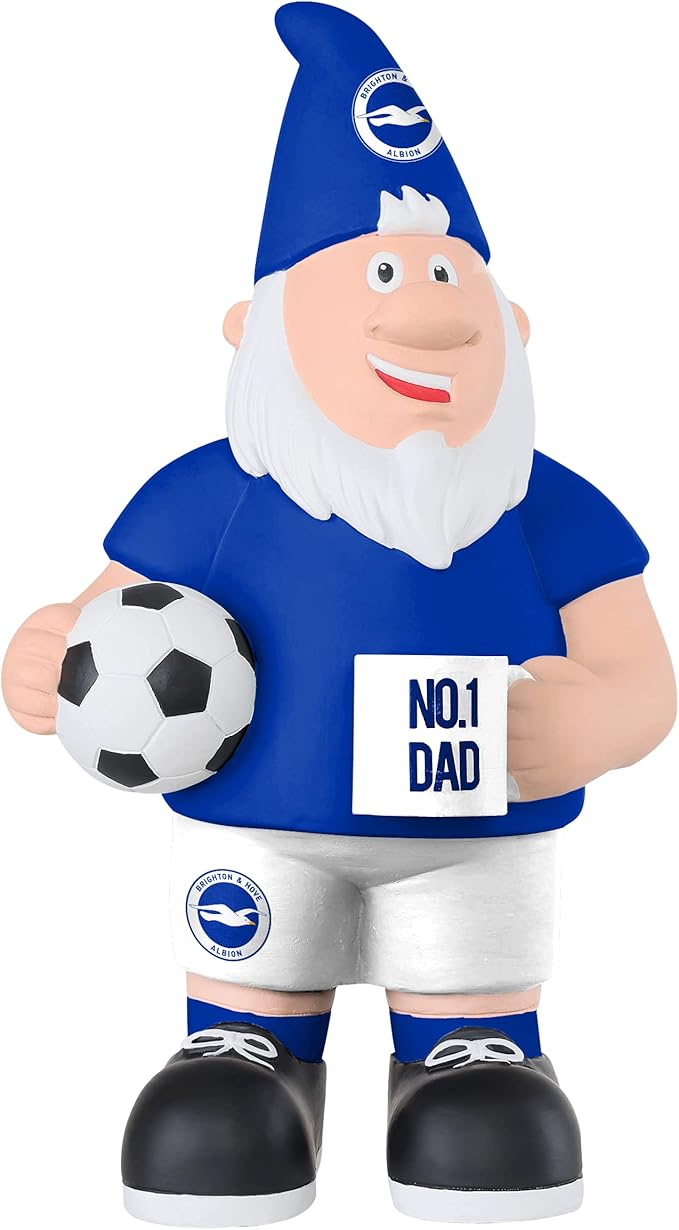 Football Fan Garden Gnome No 1 Dad Mug Hand Painted 25cm Decor