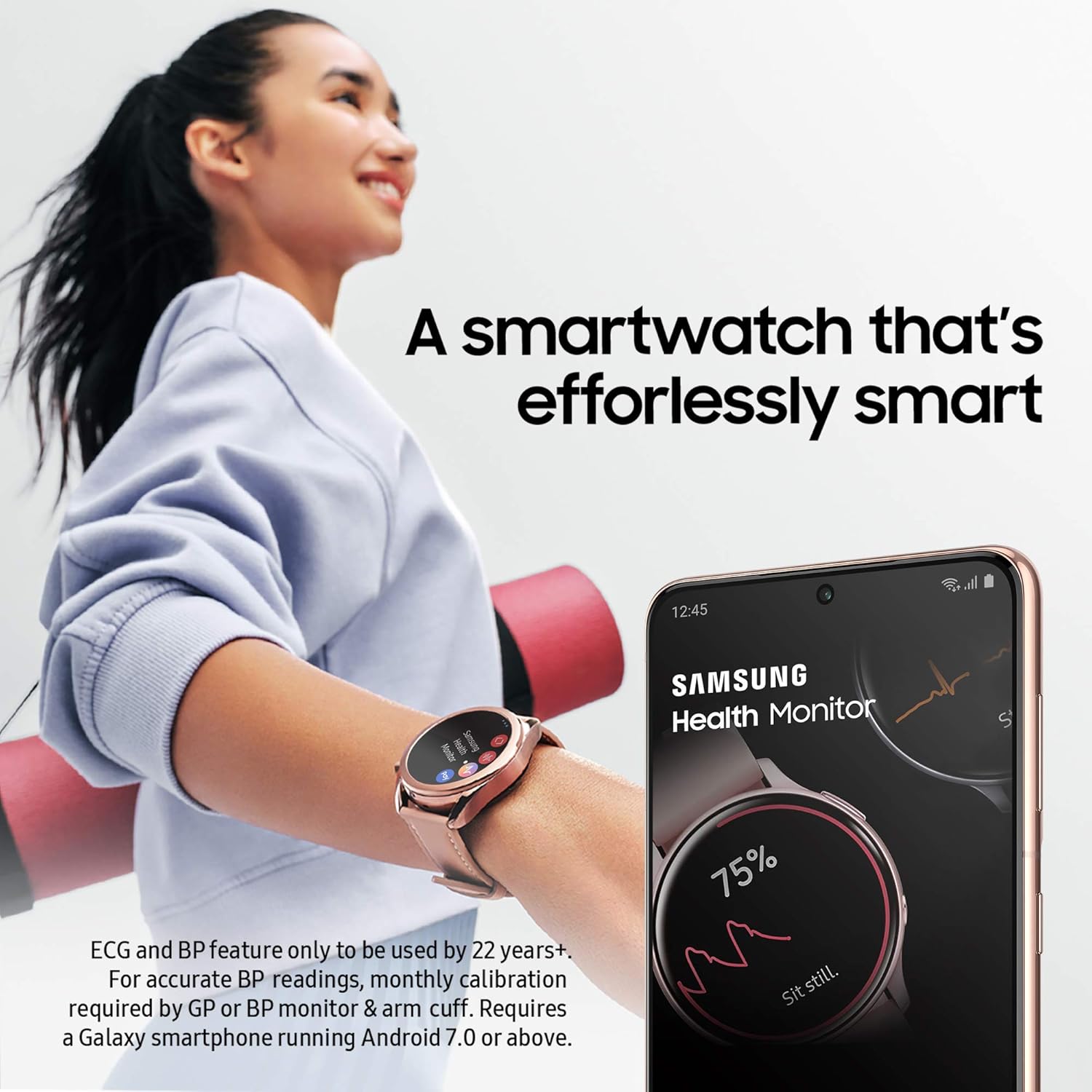 Renewed Pink Gold Smart Watch 40mm GPS Fitness