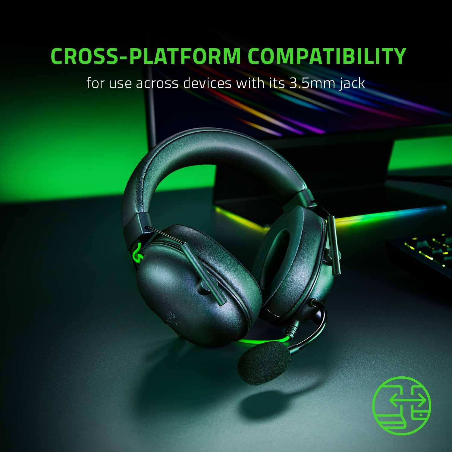 Esports Gaming Headset 7.1 Surround Sound Wired Over Ear Mic 50mm