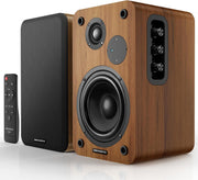 Active Bookshelf Speakers 36W RMS Bluetooth 5.4 5in Woofer USB RCA