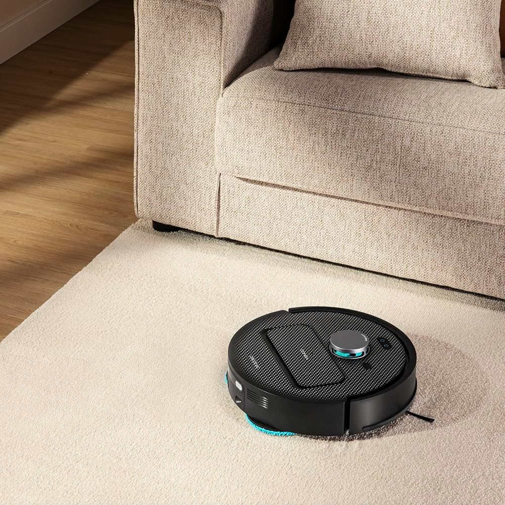 Robot Vacuum Mop Self Empty 15000Pa LiDAR Mapping Auto Wash 240min