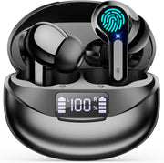 Bluetooth 5.3 Wireless Earbuds Deep Bass 35H LED Display Mic