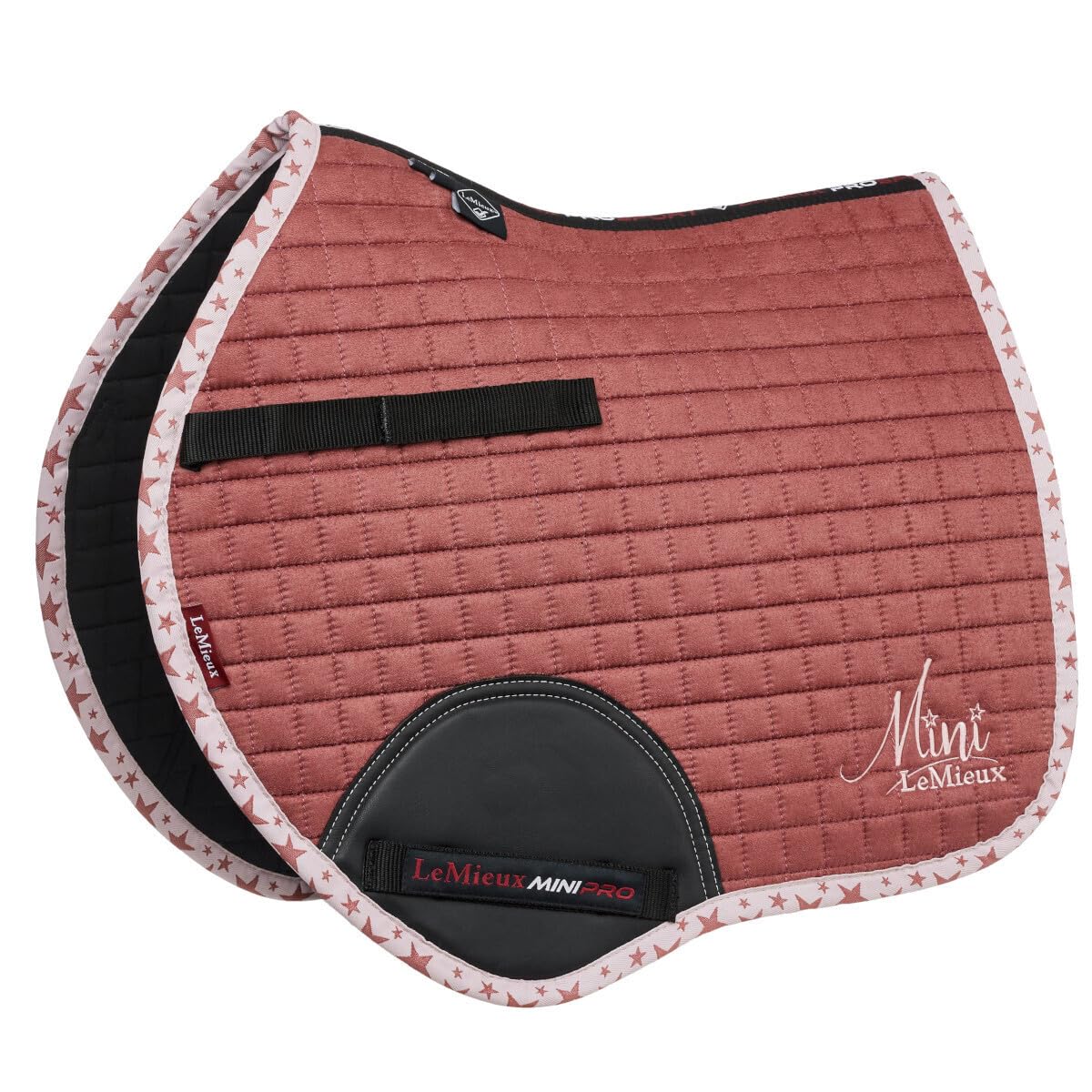 Mini Pony Jump Saddle Pad Suede Fig