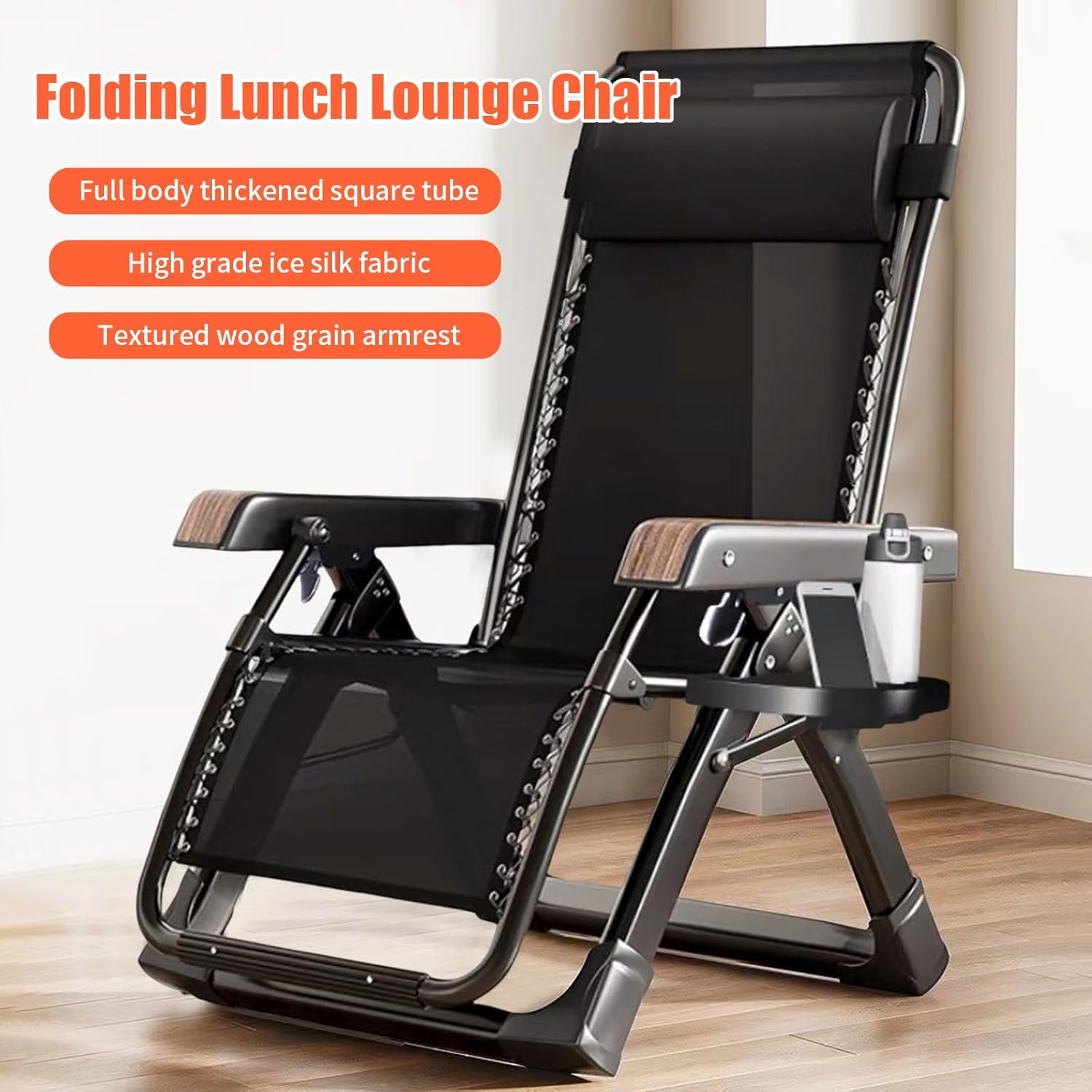 Oversized Zero Gravity Chair Folding Sun Lounger 300kg