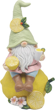 Lemon Gnome Figurine Statue Home Decor Table Ornament Gift 24cm