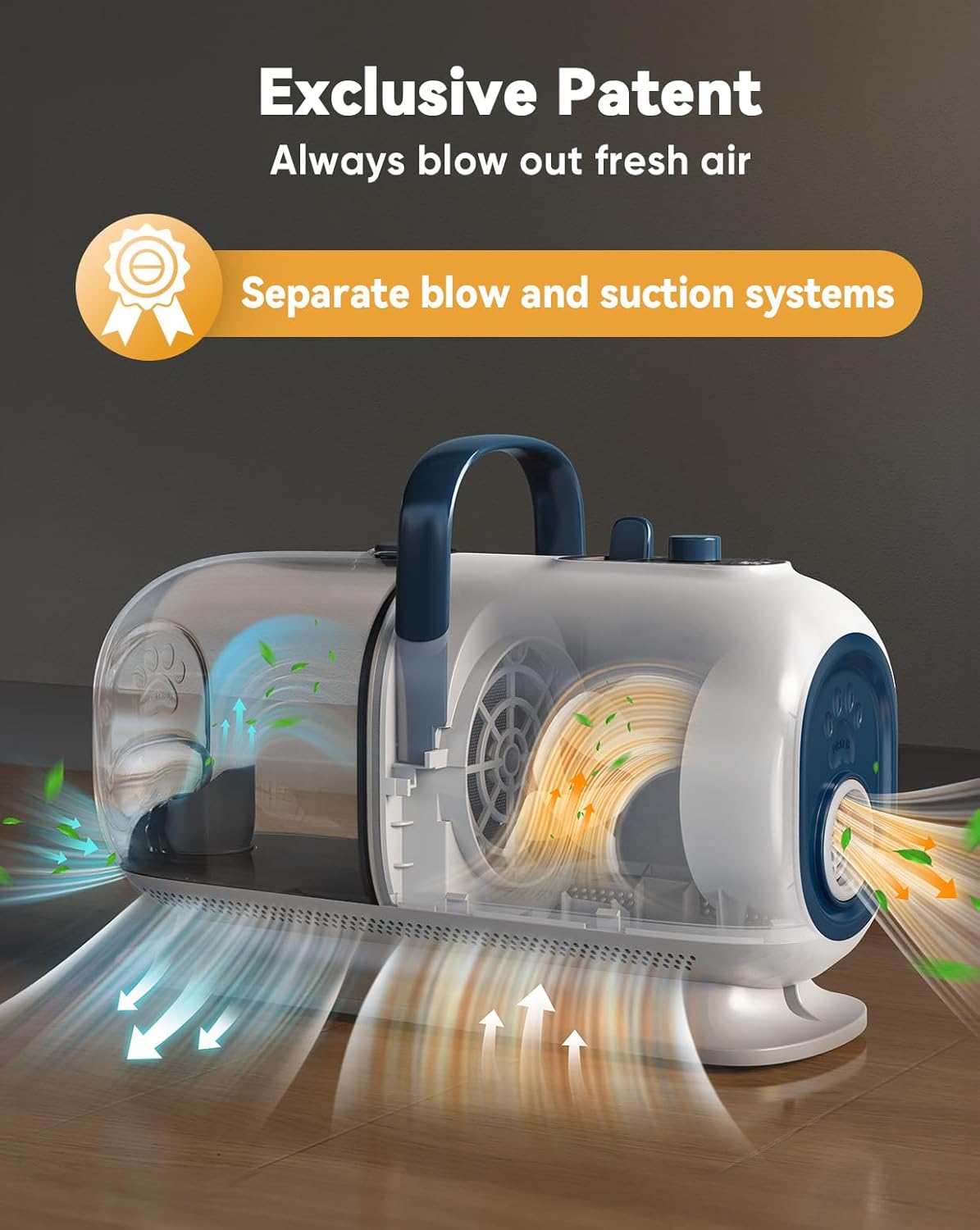 Dog Grooming Vacuum Dryer Clipper Kit 8 In 1 12000Pa