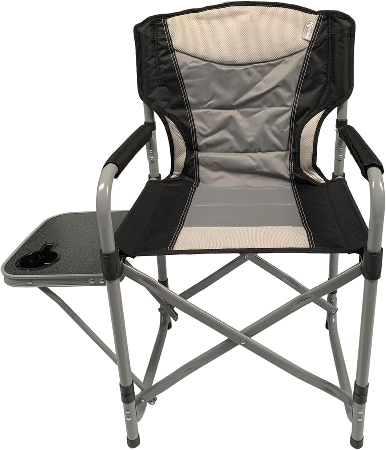 Deluxe Reclining Camping Armchair with Cup Holder