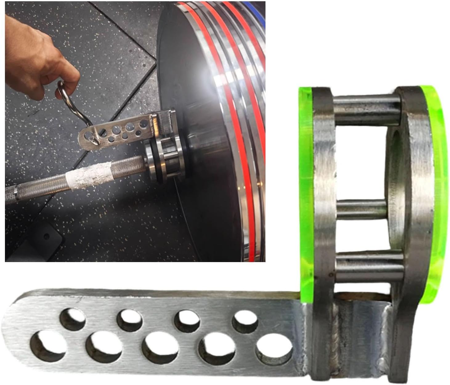 Barbell Adapter Sleeve for Belt Squat Lat Pull Strength Training
